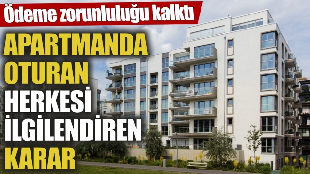 Apartmanda Oturan Herkesi İlgilendiren Karar