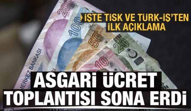 Asgari ücret ile ilgili yeni açıklama yapıldı