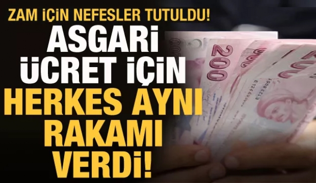 Asgari ücrete gelecek zam için nefesler tutuldu!