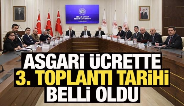 Asgari Ücrette 3. Toplantının Tarihi Belli Oldu