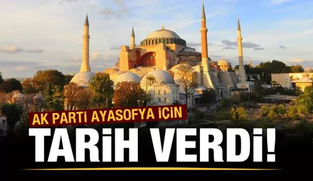 Ayasofya Cami ibadete açılıyor! tarih verildi