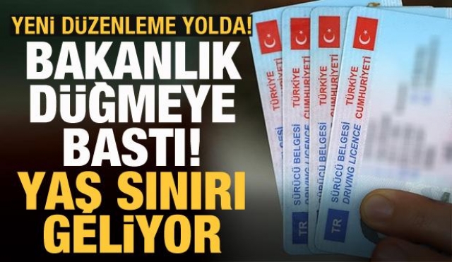 BAKANLIK DÜĞMEYE BASTI YAŞ SINIRI GELİYOR!