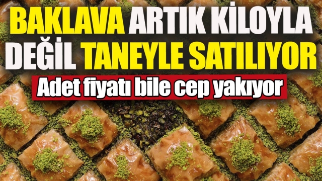 Baklava Satışında Yeni Dönem