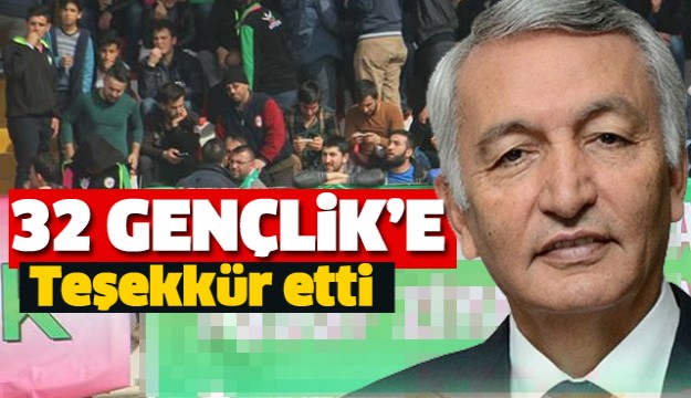 BAŞKAN GÜNAYDIN'DAN TEŞEKKÜR