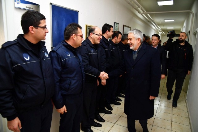 Başkan,Isparta Zabıta Müdürlüğünü ziyaret etti
