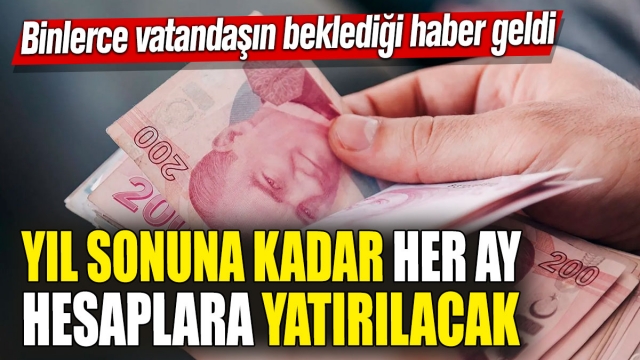 Beklenen Ödeme Haberi Geldi! İşte Detaylar