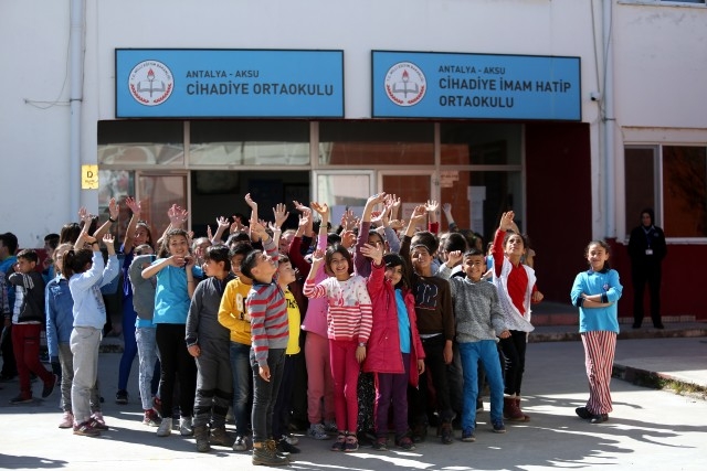 "Bu teneffüs" çocukların hayallerini değiştirdi