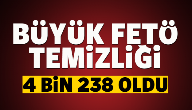 BÜYÜK FETÖ TEMİZLİĞİ FLAŞ İHRAÇLAR!