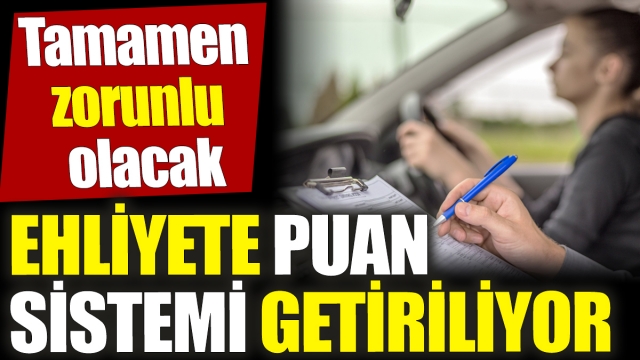 Ceza Puanları ve Dondurma Uygulaması Getiriliyor