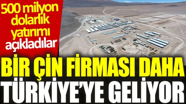 Çinli Ganfeng Lityum'dan Türkiye'ye Dev Yatırım: 500 Milyon Dolar