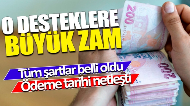 Dar Gelirli Ailelere Büyük Zam