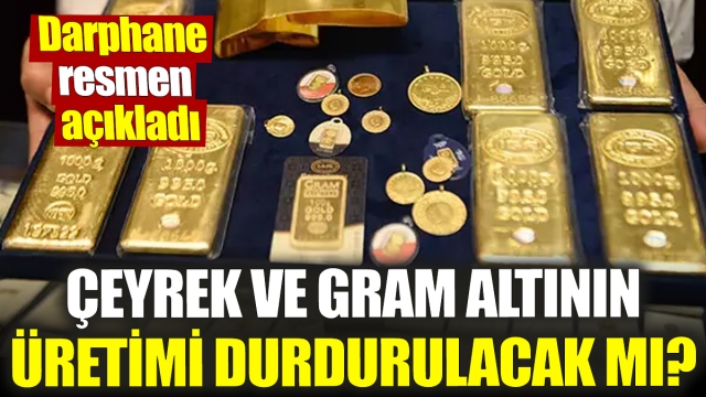 Darphaneden Gram Altın Açıklaması