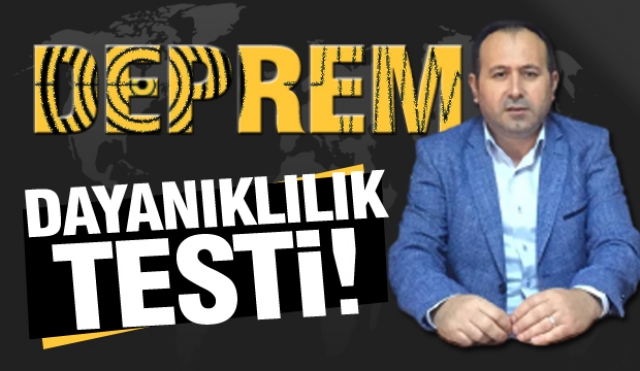 DEPREM DAYANIKLILIK TESTİ