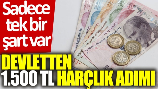 Devletten 1.500 TL Harçlık Desteği: Tek Şartla!