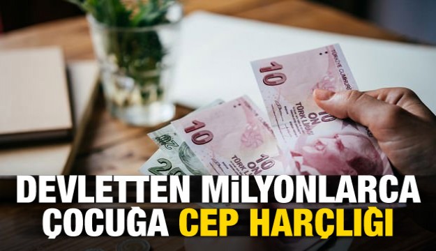 Devletten milyonlarca çocuğa cep harçlığı