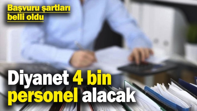 Diyanet'ten 4 Bin Yeni Personel Alımı! Başvuru Şartları Açıklandı