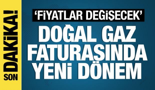 Doğalgaz Faturalarında Kademeli Fiyatlandırma Dönemi Başlıyor