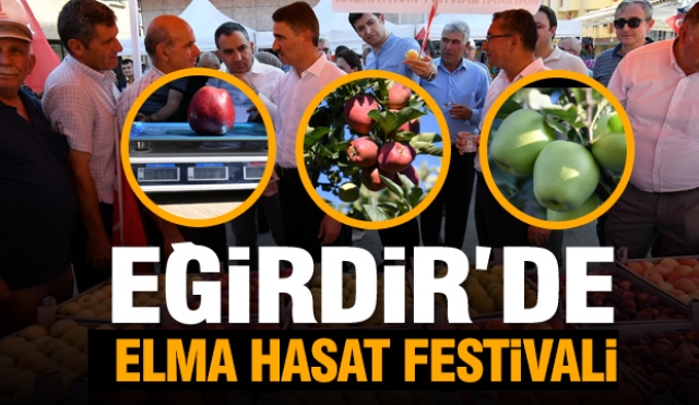 Eğirdir’de Elma Hasat Festivali Düzenlendi