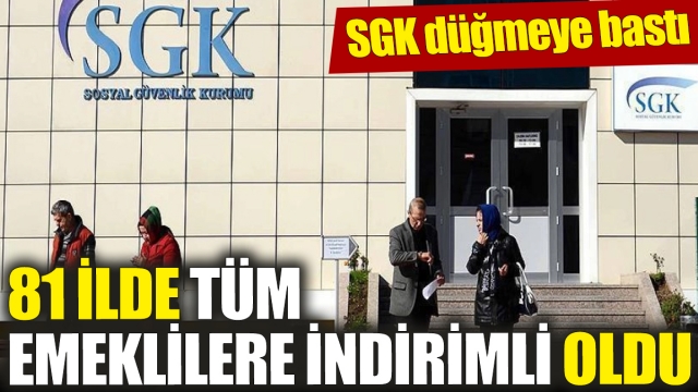 Emeklilere Özel İndirimler: 81 İlde Uygulama Başladı