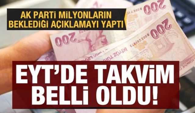 EYT DÜZENLEMESİ OCAKTA MECLİS'E GELİYOR