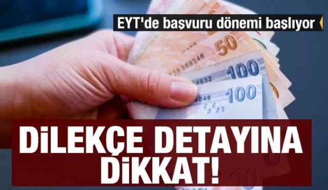 EYT'de başvuru dönemi başlıyor: Dilekçe detayına dikkat