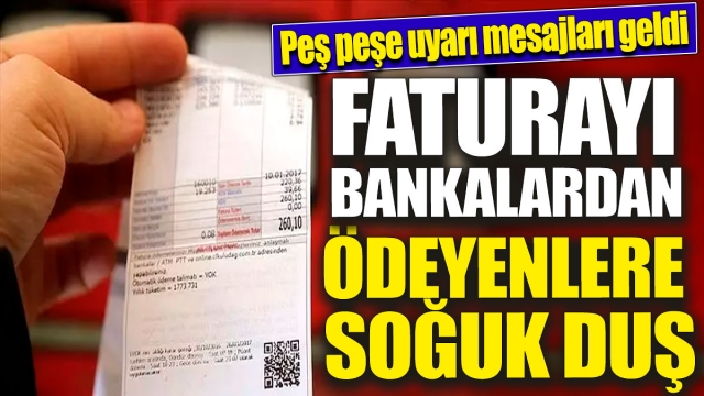 Faturaları Bankadan Otomatik Ödeyenlere Soğuk Duş!