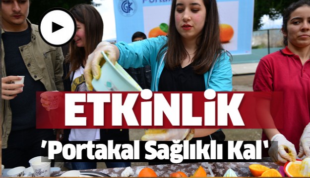 Gazlı içecek içmek yerine portakal sıkıp ikram ettiler