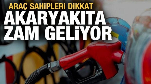 Gündemdeki Haber: Akaryakıt Fiyatlarına Zam Geldi!