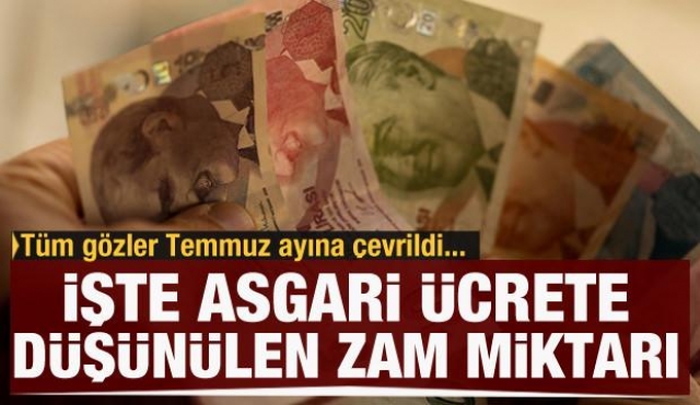 Haber: Asgari ücrete yeni zammı gelecek?