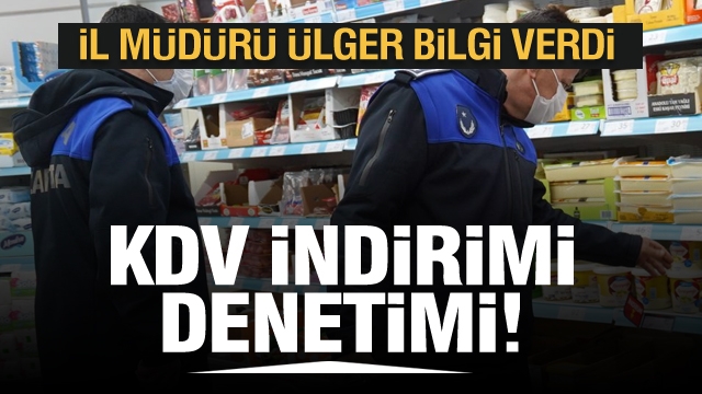 Haber: Isparta’da KDV indirimi denetimi yapıldı