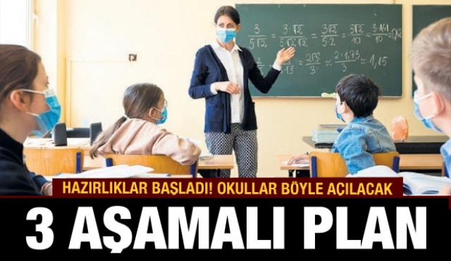 Hazırlıklar başladı okullar böyle açılacak...