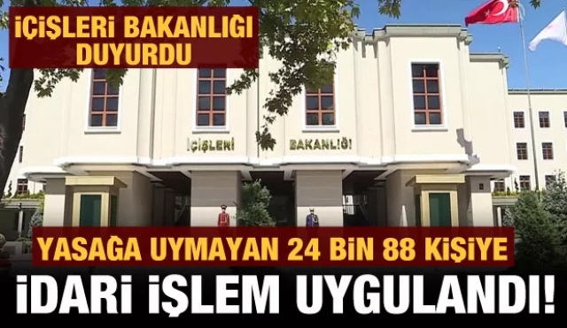 İçişleri Bakanlığı'ndan sokağa çıkma yasağı hakkında yeni açıklama