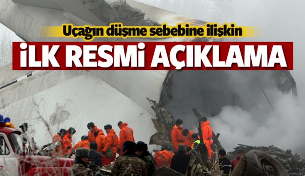 İlk resmi açıklama geldi: Uçağın düşme nedeni...