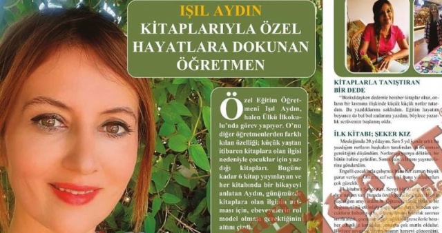 IŞIL AYDIN KİTAPLARIYLA ÖZEL HAYATLARA DOKUNAN ÖĞRETMEN