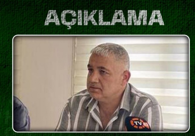 Isparta 32 Spor Kulübü Başkanı Gültekin Özdemir'den Açıklama