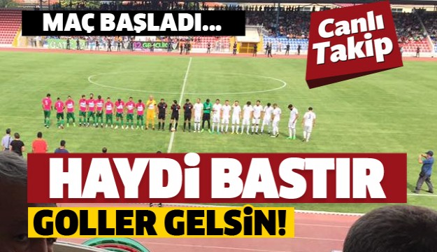 ISPARTA ATATÜRK STADI'NDA MAÇ BAŞLADI CANLI TAKİP