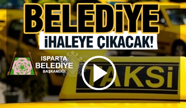 Isparta Belediyesi 10 Adet S Plaka İhalesine Çıkıyor