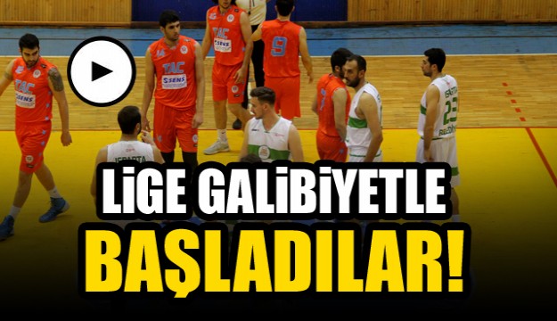 ​ISPARTA BELEDİYESİ BASKETBOL TAKIMI LİGE GALİBİYETLE BAŞLADI