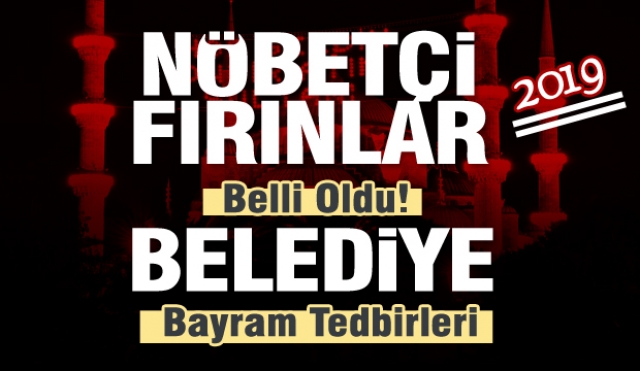 Isparta Belediyesi Bayrama hazır
 