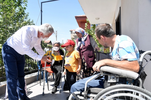 Isparta Belediyesi'nden Ertan çiftinin hayatını kolaylaştıran adım