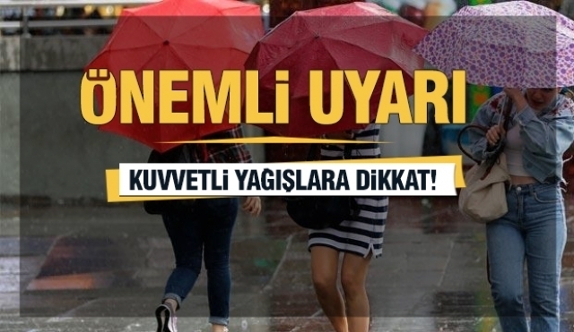 Isparta Çevresinde Yerel Kuvvetli Gök Gürültülü Sağanak Yağışlar