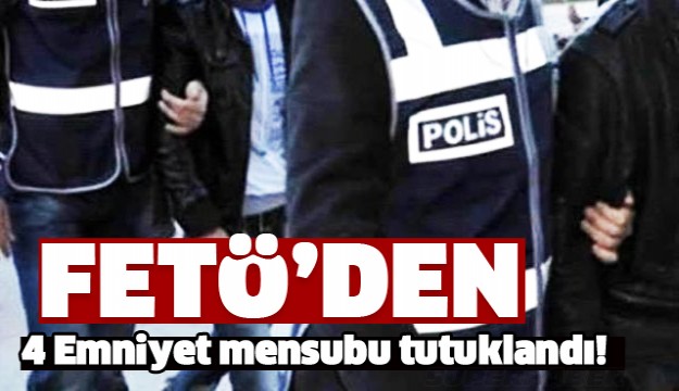 ISPARTA’DA 4 EMNİYET MENSUBU  TUTUKLANDI!