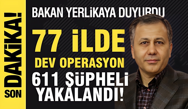 Isparta dahil 77 ilde FETÖ'ye yönelik düzenlenen KISKAÇ operasyonu!