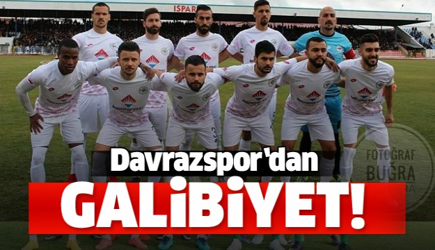 Isparta Davrazspor Devreyi Galibiyetle Açtı