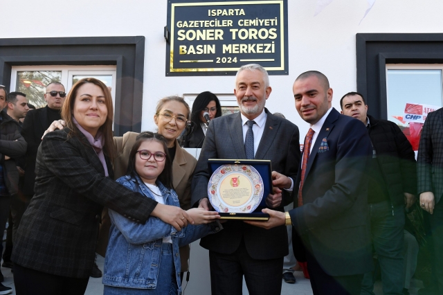 Isparta Gazeteciler Cemiyeti Soner Toros Basın Merkezi Açıldı