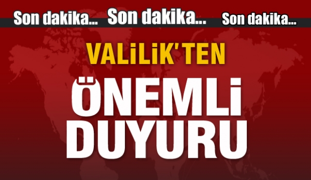 ISPARTA HALKINA ÖNEMLİ DUYURU