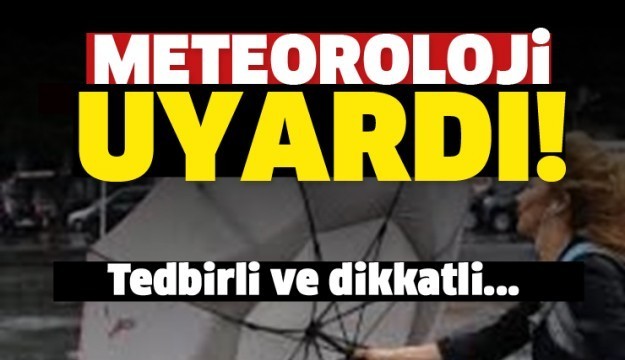 ISPARTA İÇİN  METEOROLOJİK UYARI