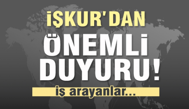 Isparta iş arayanlar bu habere dikkat! İŞKUR'dan duyuru