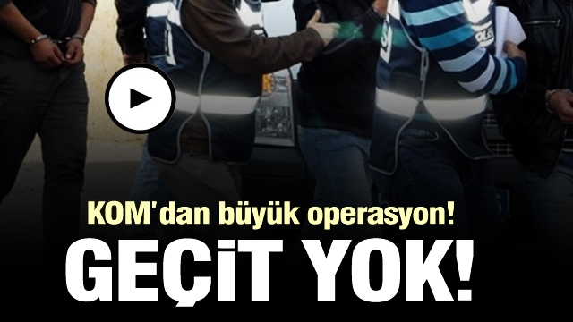 Isparta KOM'dan büyük operasyon!  ekipler yakaladı