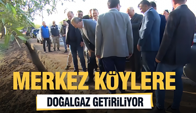 Isparta Merkez Köylerine Doğalgaz Getiriliyor